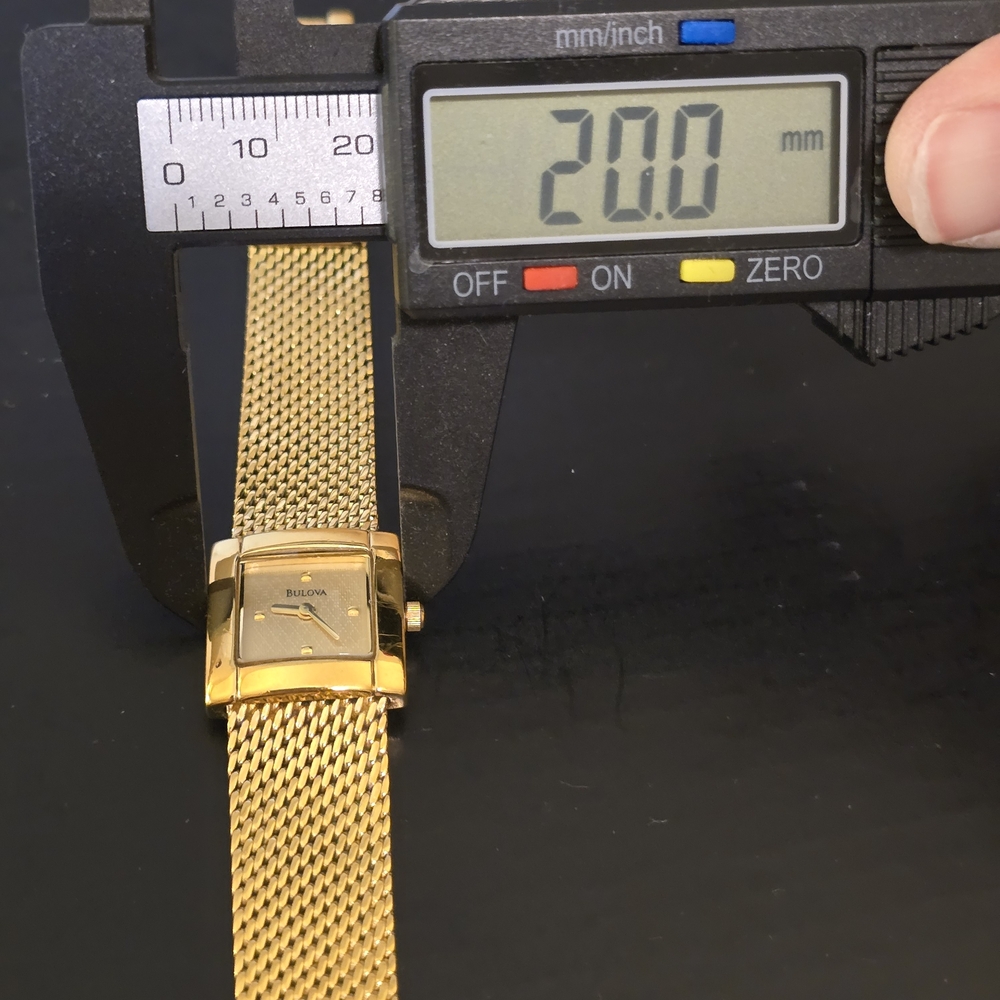 Bulova Gold Mesh Watch - Picture 7 of 8